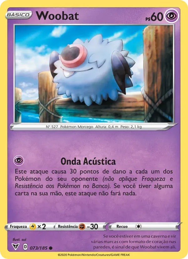 Woobat 73/185 Voltagem Vívida
