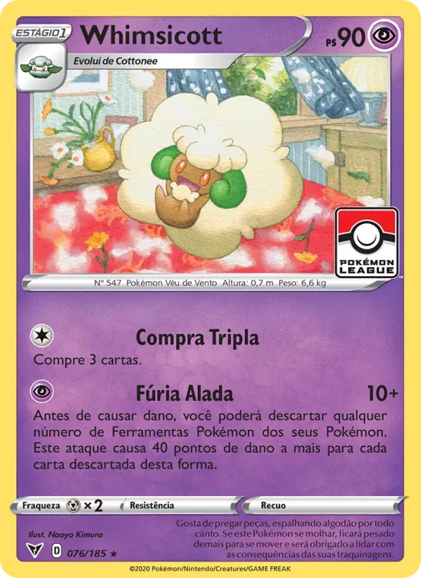 Whimsicott 76/185 Voltagem Vívida