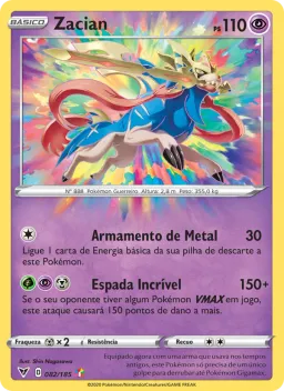 Zacian 82 Voltagem Vívida