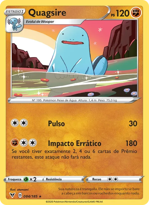 Quagsire 84/185 Voltagem Vívida