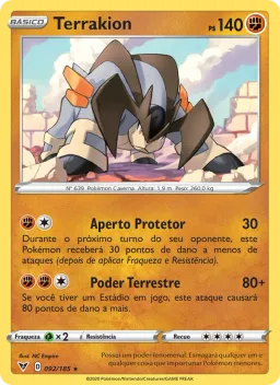 Terrakion 92 Voltagem Vívida