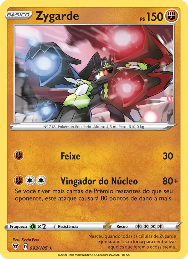 Zygarde 93/185 Voltagem Vívida