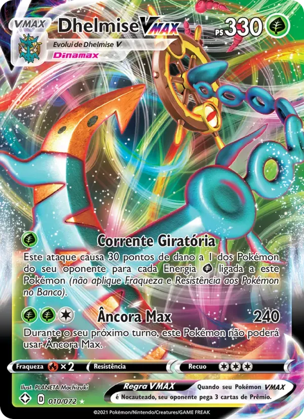 Dhelmise VMAX 10/72 Destinos Brilhantes 