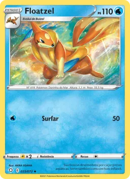 Floatzel 23 Destinos Brilhantes 