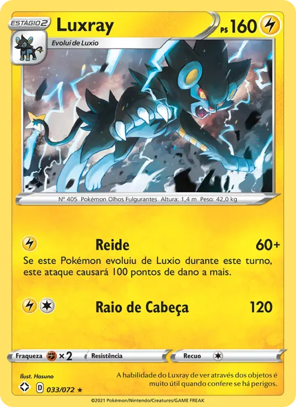 Luxray 33/72 Destinos Brilhantes 