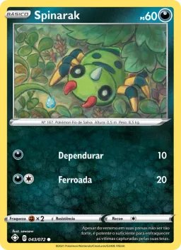 Spinarak 43 Destinos Brilhantes 