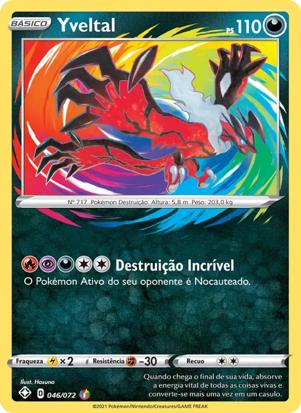Yveltal 46/72 Destinos Brilhantes 
