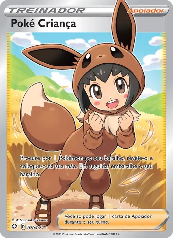 Poké Criança 70/72 Destinos Brilhantes 