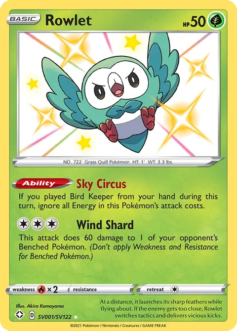 Rowlet SV001/122