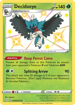 Decidueye SV003 Destinos Brilhantes Cofre Brilhante