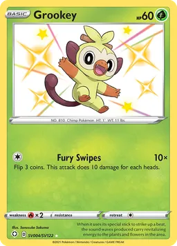Grookey SV004 Destinos Brilhantes Cofre Brilhante