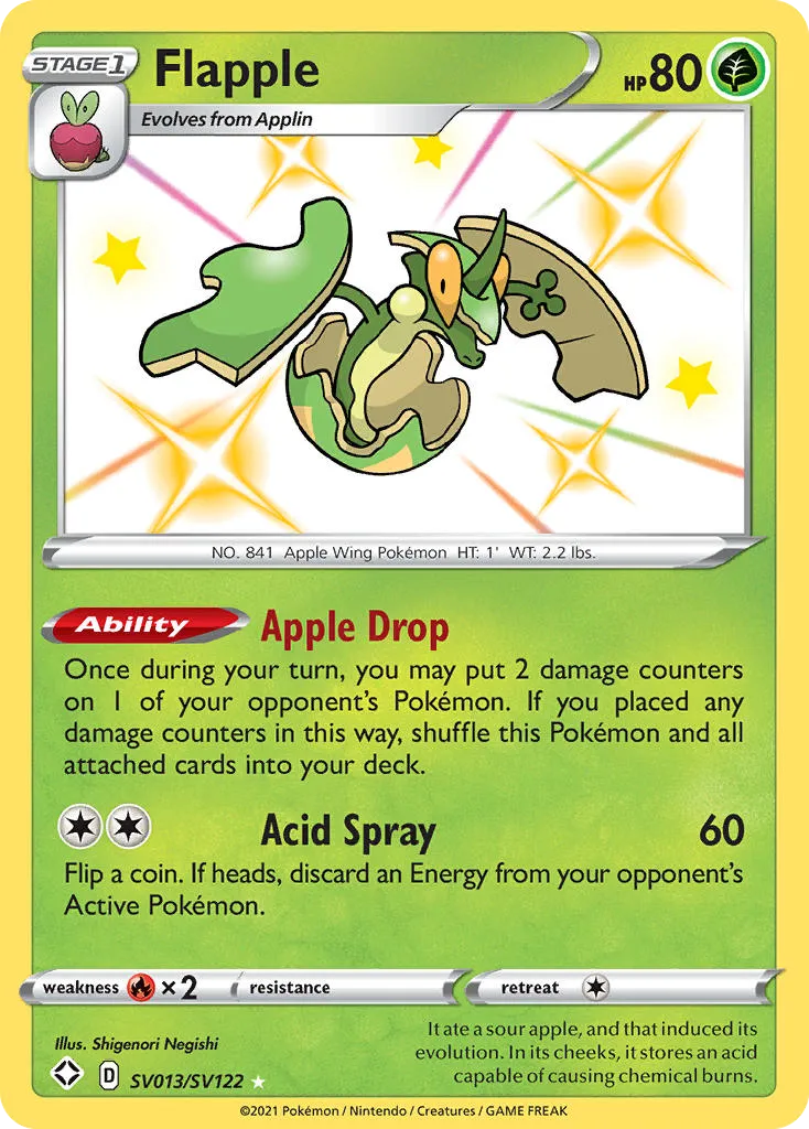 Flapple SV013/122 Destinos Brilhantes Cofre Brilhante