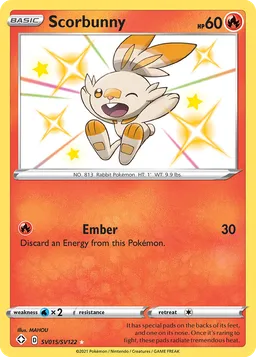Scorbunny SV015 Destinos Brilhantes Cofre Brilhante