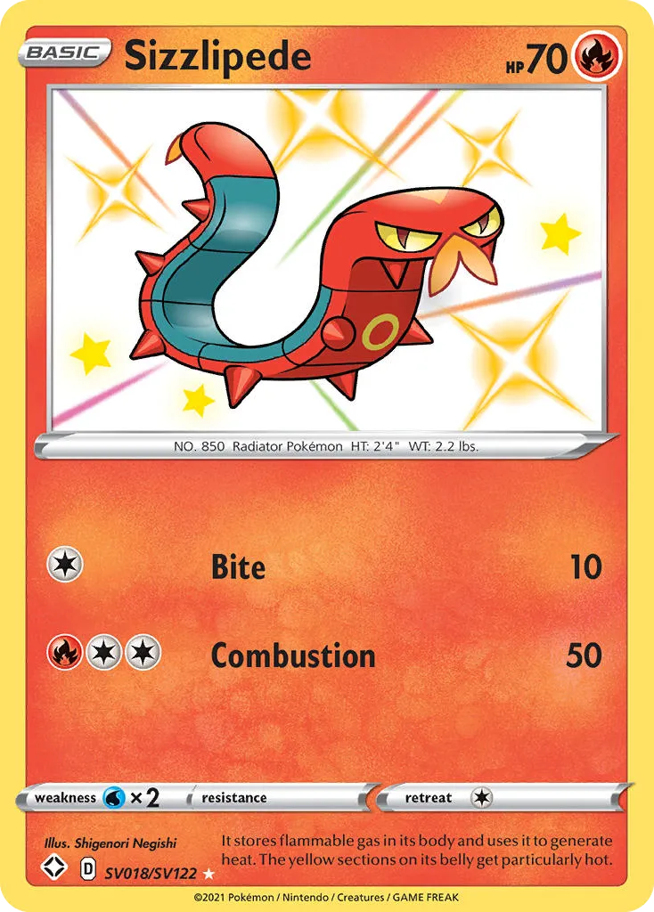 Sizzlipede SV018/122 Destinos Brilhantes Cofre Brilhante