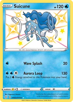 Suicune SV022 Destinos Brilhantes Cofre Brilhante
