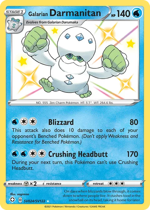 Darmanitan de Galar SV024/122