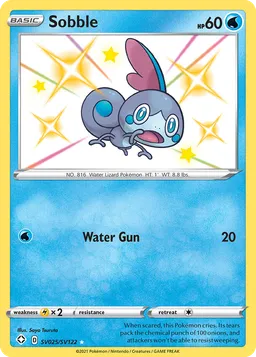 Sobble SV025 Destinos Brilhantes Cofre Brilhante