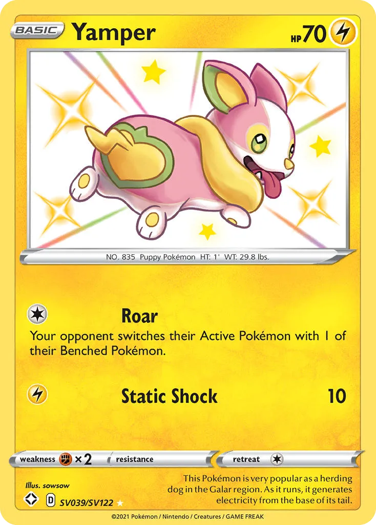 Yamper SV039/122 Destinos Brilhantes Cofre Brilhante