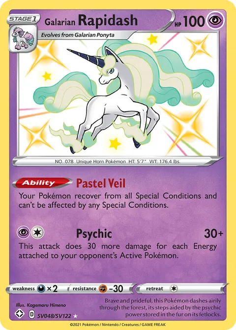 Rapidash de Galar SV048/122