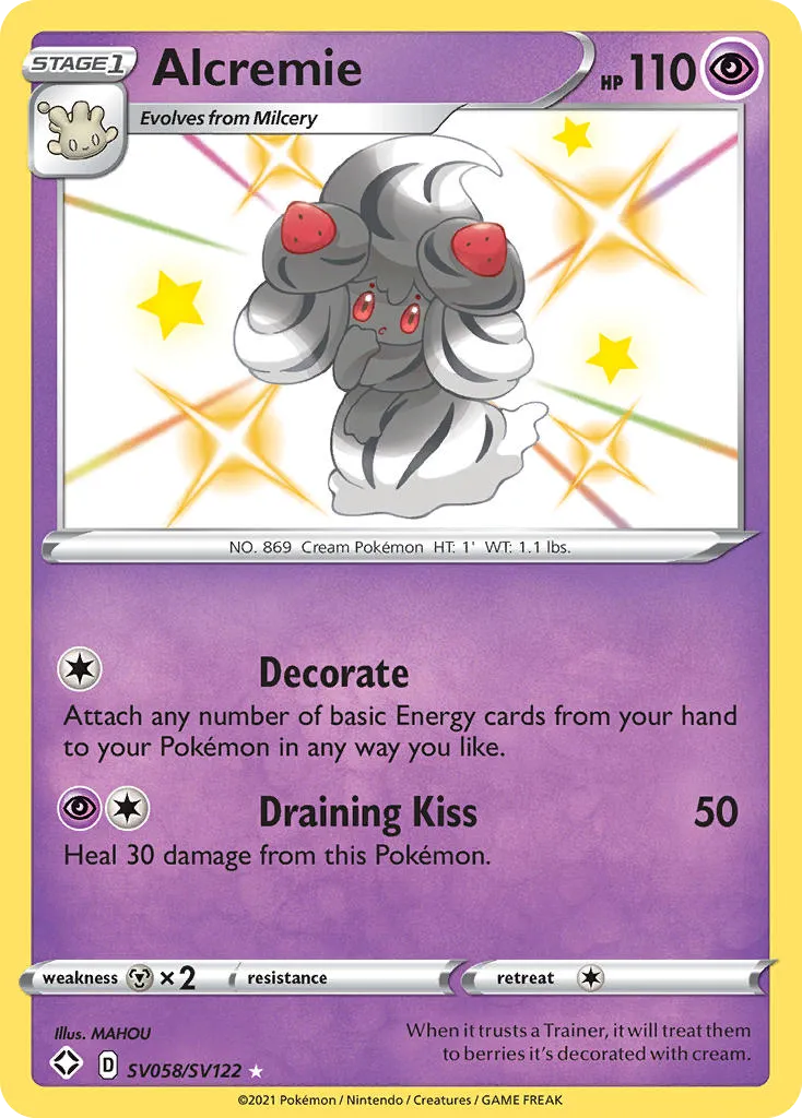 Alcremie SV058/122 Destinos Brilhantes Cofre Brilhante