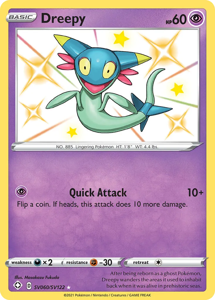 Dreepy SV060/122 Destinos Brilhantes Cofre Brilhante