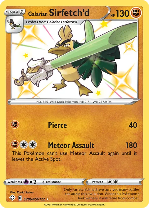 Sirfetch'd de Galar SV064/122