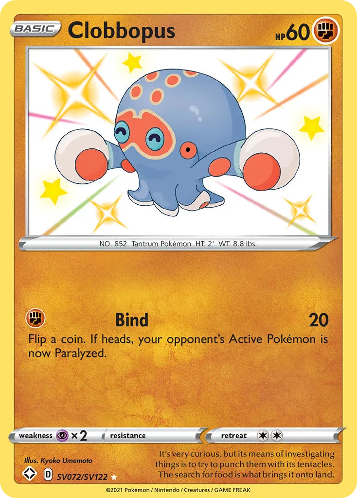 Clobbopus SV072/122 Destinos Brilhantes Cofre Brilhante