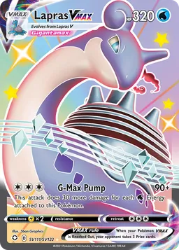Lapras VMAX SV111 Destinos Brilhantes Cofre Brilhante