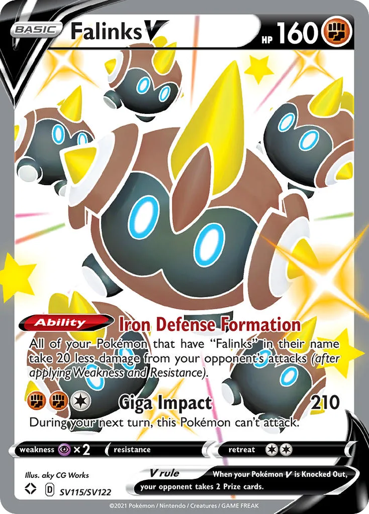 Falinks V SV115/122 Destinos Brilhantes Cofre Brilhante