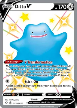Ditto V SV118 Destinos Brilhantes Cofre Brilhante