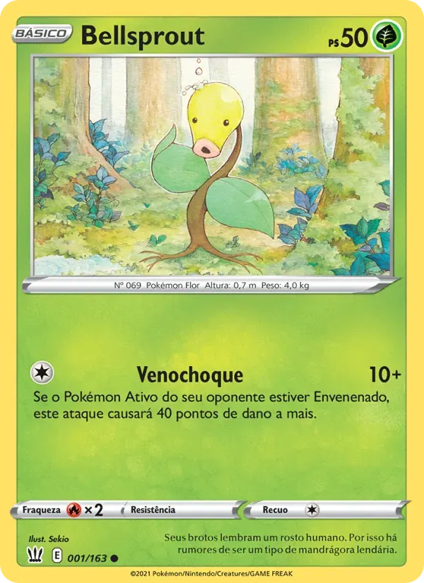 Bellsprout 1/163 Estilos de Batalha