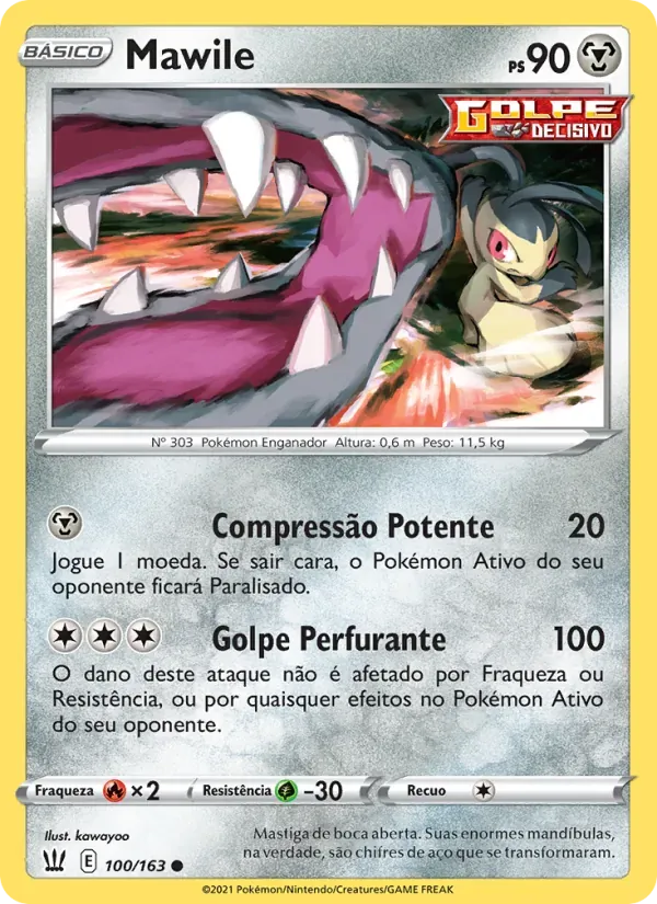 Mawile 100/163 Estilos de Batalha
