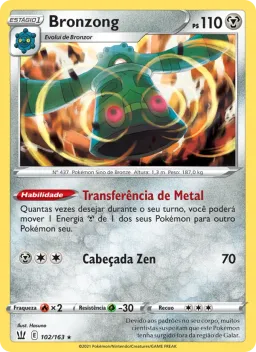 Bronzong 102 Estilos de Batalha
