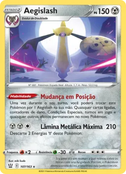 Aegislash 107 Estilos de Batalha
