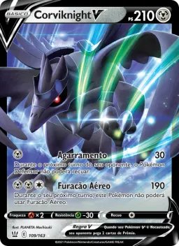 Corviknight V 109 Estilos de Batalha