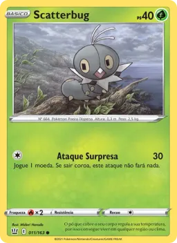 Scatterbug 11 Estilos de Batalha