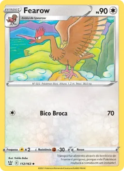 Fearow 112 Estilos de Batalha