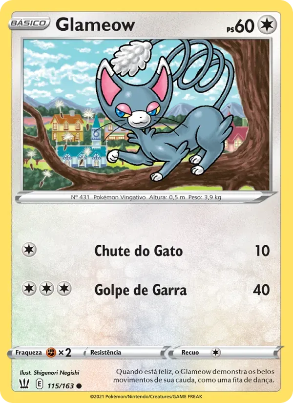 Glameow 115/163 Estilos de Batalha