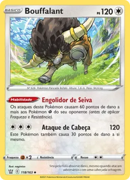 Bouffalant 118 Estilos de Batalha