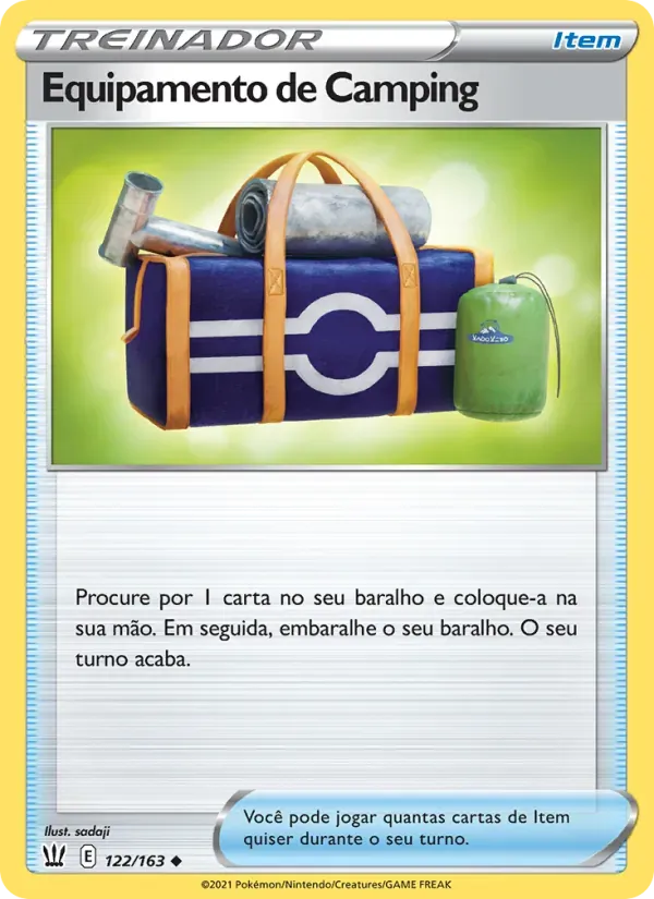 Equipamento de Camping 122/163 Estilos de Batalha