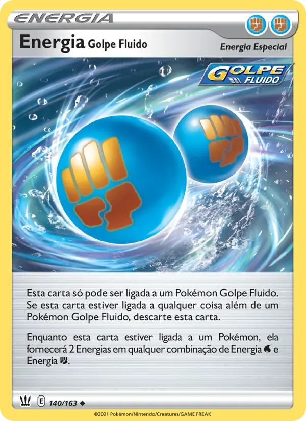 Energia Golpe Fluido 140/163 Estilos de Batalha