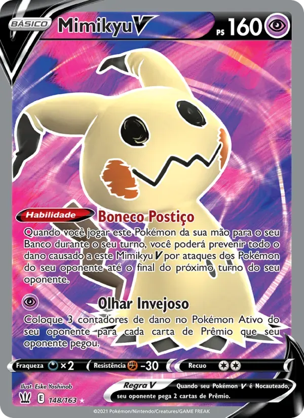 Mimikyu V 148/163 Estilos de Batalha