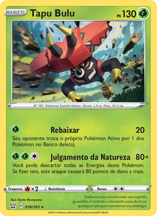Tapu Bulu 16/163 Estilos de Batalha