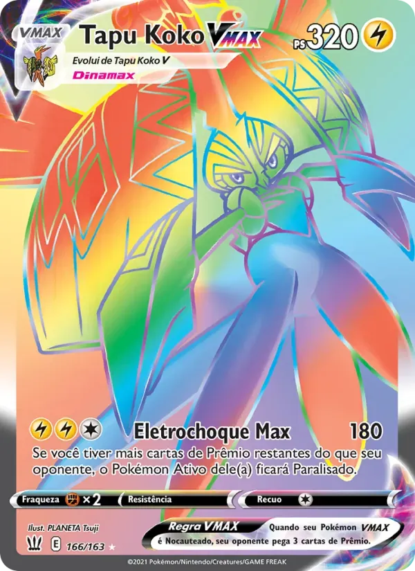 Tapu Koko VMAX 166/163 Estilos de Batalha