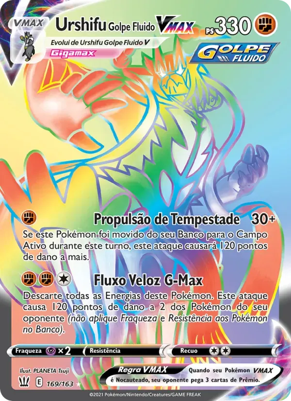 Urshifu Golpe Fluido VMAX 169/163 Estilos de Batalha