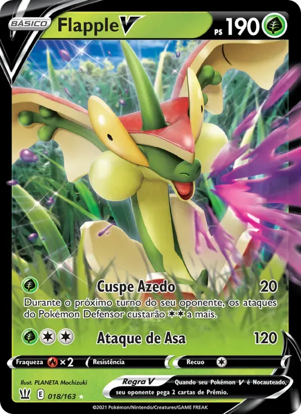 Flapple V 18/163 Estilos de Batalha