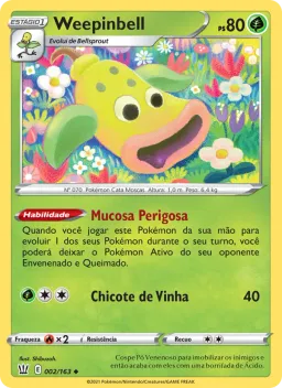 Weepinbell 2 Estilos de Batalha