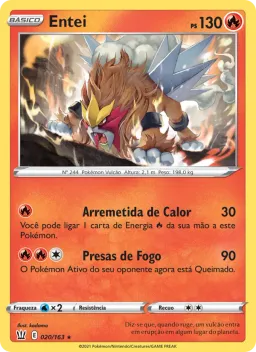 Entei 20 Estilos de Batalha