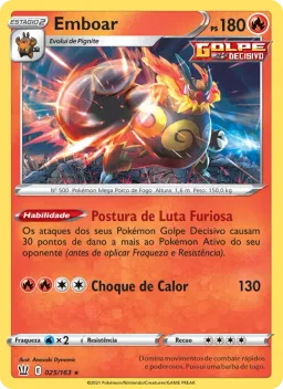 Emboar 25 Estilos de Batalha