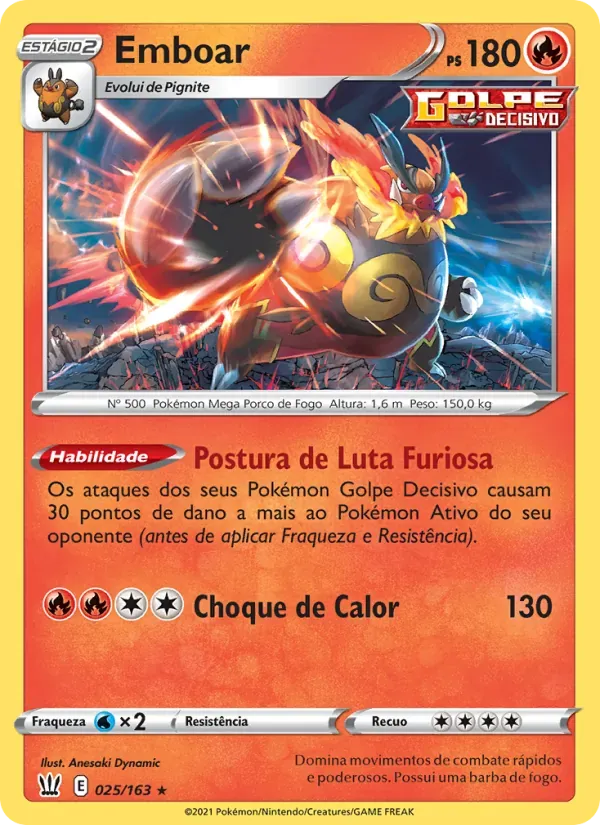 Emboar 25/163 Estilos de Batalha